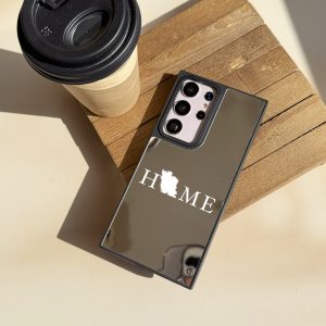 قاب موبایل iPhone 14Pro سفارشی آینه ای | Home (کد 0552)