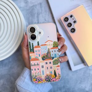 قاب موبایل Galaxy A23 سفارشی هولوگرامی | Spring City (کد 0575)