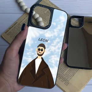 قاب موبایل Galaxy A24 سفارشی آینه ای | leon & matilda (کد 0386)