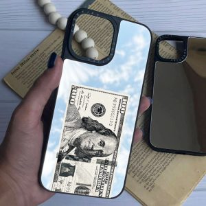 قاب موبایل Galaxy S23Ultra سفارشی آینه ای | dollar (کد 0276)