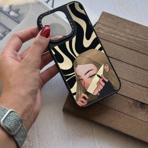 قاب موبایل Xiaomi Note13 سفارشی آینه ای | nayef line (کد 0369)