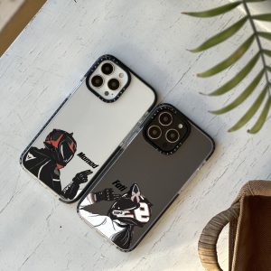 قاب موبایل Galaxy A50S / A50 / A30S سفارشی شفاف | زوج موتور سوار (کد 0259)