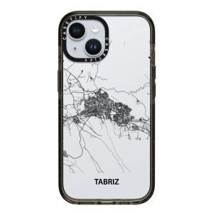 قاب موبایل Galaxy A50S / A50 / A30S سفارشی شفاف | city ​​map (کد 0300)