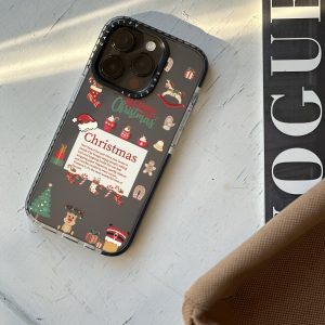 قاب موبایل Galaxy A51 سفارشی شفاف | christmas vibes (کد 0331)