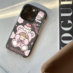 قاب موبایل Galaxy S23Ultra سفارشی شفاف | sweet cupcake (کد 0424)