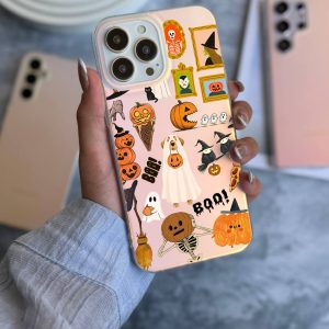 قاب موبایل Redmi Note13 4G سفارشی هولوگرامی | halloween (کد 0492)