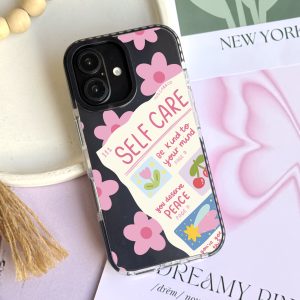 قاب موبایل Xiaomi Note 8Pro سفارشی شفاف | self care (کد 0563)