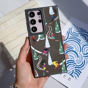 قاب موبایل Xiaomi Note8 سفارشی آینه ای | ski (کد 0547)