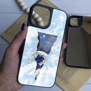 قاب موبایل Galaxy A52 سفارشی آینه ای | sea night (کد0318)