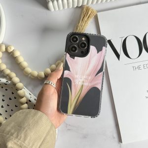 قاب موبایل Xiaomi Note 11Pro 4G / 5G / Note 12Pro 4G سفارشی شفاف | flower text (کد 0443)