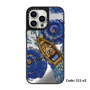 قاب موبایل Xiaomi Note8Pro سفارشی آینه ای | van gogh (کد 0511)