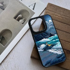 قاب موبایل Galaxy A54 سفارشی casetify | ونگوگ و ساحل (0304)