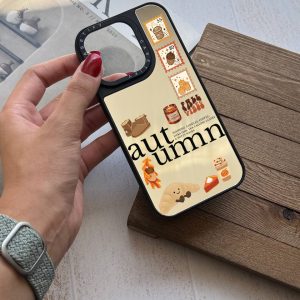 قاب موبایل iPhone XR سفارشی آینه ای | autumn (کد 0490)