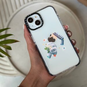 قاب موبایل iPhone 16Promax سفارشی | خویش انداز مجسمه Selfie statue (کد0123)