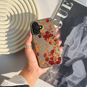 قاب موبایل Note 14 4G سفارشی برگای نارنجی | socool (کد 0491)