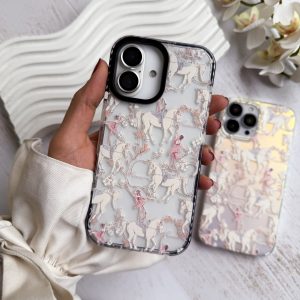 قاب موبایل Galaxy S23Ultra سفارشی شفاف | ballerina (کد 0513)