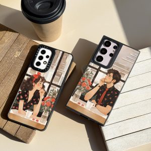 قاب موبایل Galaxy A24 سفارشی آینه ای | romantic date (کد 0564)