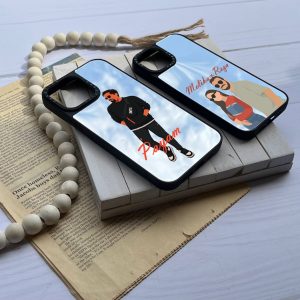 قاب موبایل Galaxy A21S سفارشی آینه ای | vector style (کد 0489)