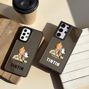 قاب موبایل GalaxyA12 سفارشی آینه ای | tintin (کد 0498)