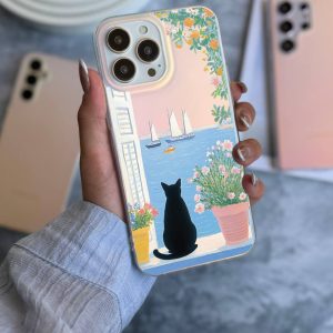 قاب موبایل Redmi Note 11 4G/ 11S سفارشی هولوگرامی | spring cat (کد 0578)