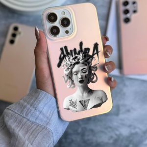 قاب موبایل Galaxy A35 سفارشی هولوگرامی مات | medusa (کد 0480)