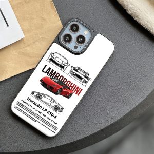 قاب موبایل iPhone 16 سفارشی casetify | طرحlamborghini (کد 0297)
