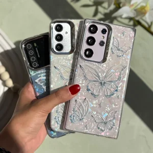 قاب سامسونگ A32 4G پروانه ی یخی دخترانه