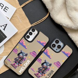 قاب موبایل iPhone 11 سفارشی آینه ای | pixel girl (کد 0366)