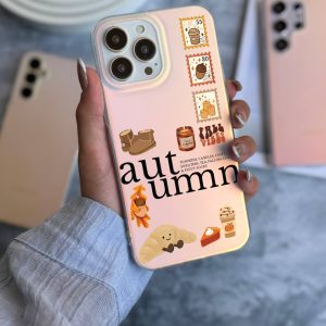 قاب موبایل iPhone 17Pro سفارشی هولوگرامی | autumn (کد 0490)
