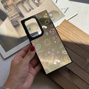 قاب موبایل Galaxy A54 سفارشی آینه ای | Color painting (کد 0301)