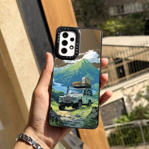 قاب موبایل Galaxy A54 سفارشی آینه ای | jeep (کد 0571)