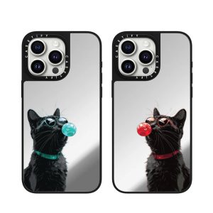 قاب موبایل Galaxy S20 سفارشی شفاف | blackcat گربه سیاه (کد 0189/2)