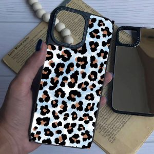 قاب موبایل iPhone 14Pro سفارشی آینه ای | پلنگی (کد 0269)