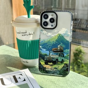 قاب موبایل Galaxy A51 سفارشی شفاف | jeep (کد 0571)
