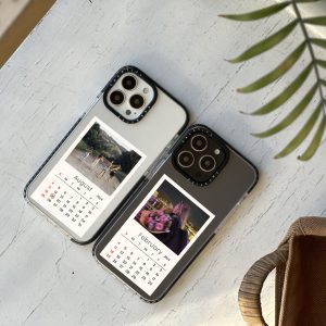 قاب موبایل iPhone X /XS سفارشی شفاف | calendar case (کد 0355)