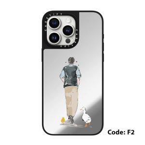 قاب موبایل Galaxy S24FE سفارشی آینه ای | friends (کد 0436)