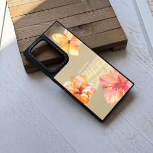 قاب موبایل Galaxy A25 سفارشی آینه ای | hawaii flower (کد 0402)