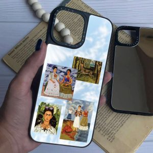 قاب موبایل iPhone 12Pro/12 سفارشی آینه ای | frida kahlo (کد 0326)