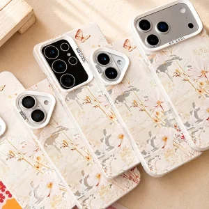 قاب SoCool طرح شکوفه و پروانه مدل Redmi Note 14 S