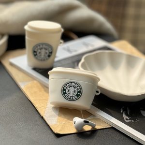 کاور ایرپاد استارباکس لیوانی سفید (کدa0115) مناسب برای airpods 3