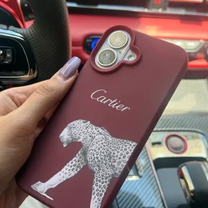 قاب Cartier طرح پلنگی گوشی آیفون 13 پرو