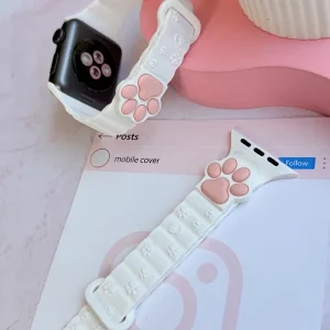 بند اپل واچ طرح پنجه گربه