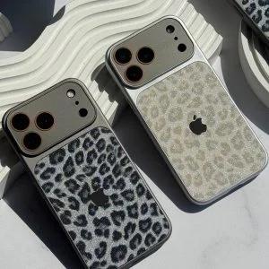 قاب Shiny Leopard AutoFocus (کدC2330) مناسب برای iPhone 15Promax