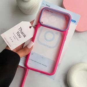 قاب Pink Frame (کدC2333) مناسب برای iPhone 13Pro