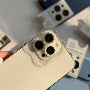 محافظ لنز طرح چرخ دنده با شابلون نصب (کدa0351) مناسب برای iPhone 18Promax/18Pro